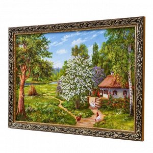 Картина "Дом среди деревьев"   57х77см