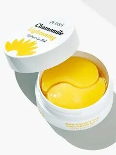 Патчи гидрогелевые для глаз против темных кругов с экстрактом ромашки Petitfee Chamomile 84г, 60г