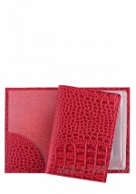 Модель №LV1 | кожа | крокодил | красный | К209-4 | 18104