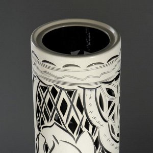 Ваза напольная "Кубок" резка, 67 см, керамика