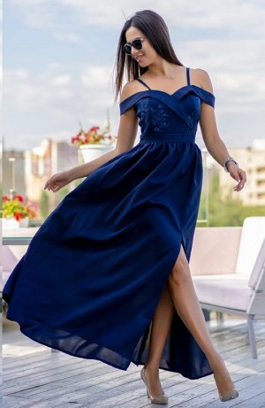 Длинное летнее вечернее платье МВ-5010