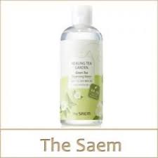 The Saem Healing Tea Garden Green Tea Cleansing Water Вода очищающая с экстрактом зеленого чая 300мл