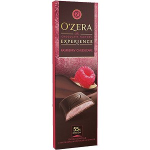 Шоколад O Zera гор.с нач.Raspberry cheesecake 93г
