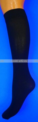 Крабро ГОЛЬФЫ женские 50 Den микрофибра с лайкрой черные Miss уплотненные
