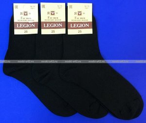 5 - ПАР Легион носки мужские черные - 5 ПАР