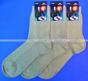 Ростекс (Рус-текс) носки мужские сетка К-21 серые