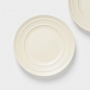 Тарелки Magistro Jarwah Lugerne, 21.4x2.4 см, набор 2 шт., фарфор, молочные