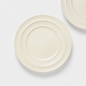 Тарелки Magistro Jarwah Lugerne, 25.4x2.4 см, набор 2 шт., фарфор, молочные