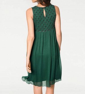 Платье, темно-зеленое