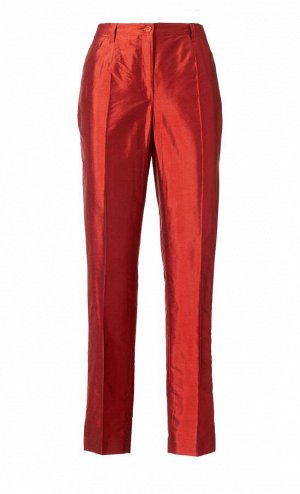 Шелковые брюки, красные
