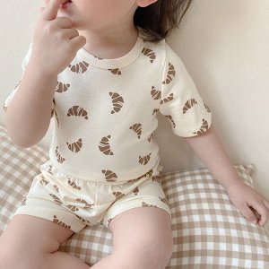 Пижама детская, шорты и футболка, хлопок