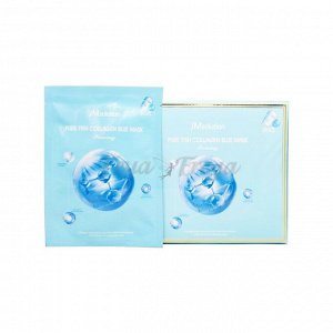 JM SOLUTION PURE COLLAGEN BLUE MASK FIRMING 30ml Увлажняющая тканевая маска с коллагеном для эластичности кожи 30мл
