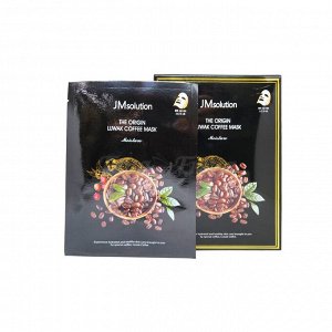 JM SOLUTION THE ORIGIN LUWAK COFFEE MASK 30ml Тканевая маска с экстрактом кофе 30мл