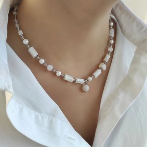 Сет из натурального лунного камня Уценка
