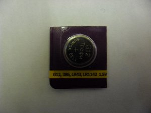 Батарейки Трофи G12 (386) 1 шт.  LR43/LR1142*