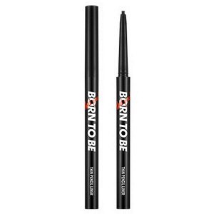 Карандаш-подводка для глаз A'Pieu Born To Be MadProof Thin Pencil Liner #01 Deep Black, 0.14г.