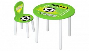 ***Комплект детской мебели Polini Kids Fun 185 S Футбол , зеленый
