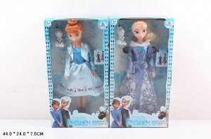 Кукла Снежная принцесса, в ассорт., кор. 44*24*7,5 см.