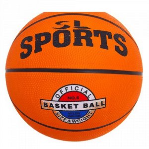 Ес2502 1026011--Мяч баскетбольный SPORT №5 PVC 400гр