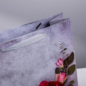 Пакет подарочный ламинированный квадратный, упаковка, «Лишь для тебя», 30 х 30 х 12 см