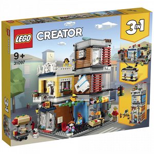 LEGO (Лего) Конструктор Криэйтор Зоомагазин и кафе в центре города ,37*48*7 см