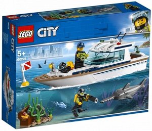 LEGO (Лего) Игрушка Город Яхта для дайвинга 6*26*19 см