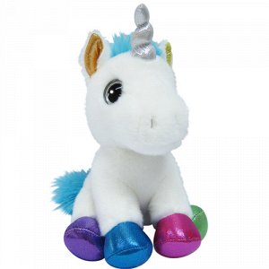 Мягкая игрушка  Aurora Единорог разноцветный , 20 см.
