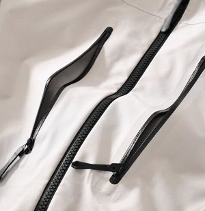 Куртка водонепроницаемая, ветрозащитная (мембрана GORE-TEX) внутри подклад, с капюшоном, белый