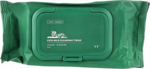 VT Cosmetics Cica Mild Cleansing Tissue Салфетки для снятия макияжа 50 шт