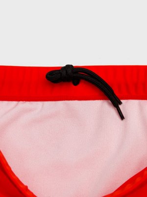 Плавки-шорты трикотажные для мальчиков, короткие красный,черный