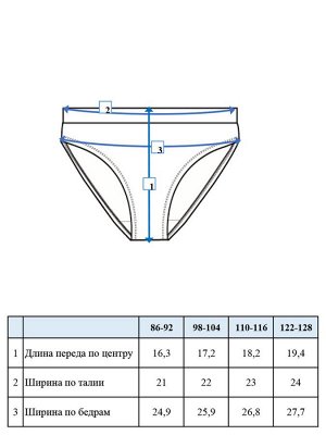 Трусы-слипы 2 шт. в комплекте белый,розовый