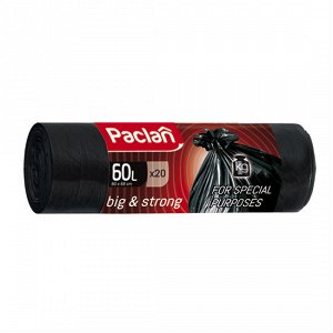 ПАКЛАН Мешки д/мусора BIG & STRONG 60л 20шт/уп