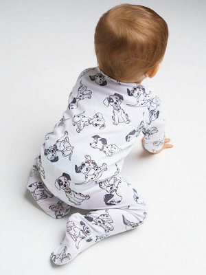 Комбинезон с принтом Disney для мальчика, 2 шт. в комплекте белый,черный
