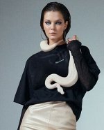 ФУТБОЛКА ЖЕНСКАЯ ЧЕРНАЯ