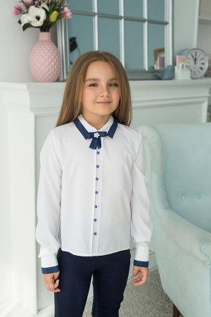 Модная школьная блузка ЮЛ-486