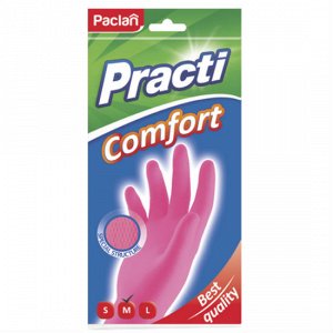 ПАКЛАН Перчатки резиновые (M) COMFORT