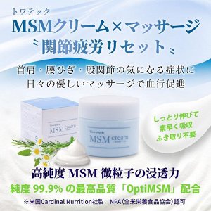 OptiMSM Cream - охлаждающий массажный крем для облегчения работы суставов