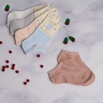 Упаковками по 5 штук (пар)!!ДЕТСКИЕ ХЛОПКОВЫЕ НОСКИ В СЕТКУ &quot;ВИШЕНКА&quot; (УЗОР 12) MILANKO