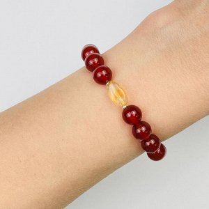 Браслет из Сердолика и Цитрина