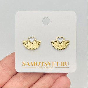 Серьги-пусеты с Перламутром