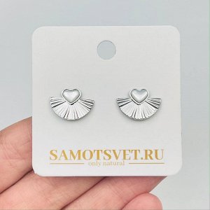 Серьги-пусеты с Перламутром