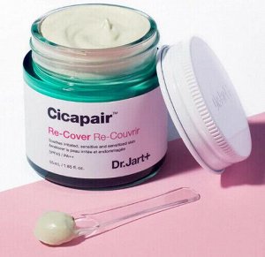 Dr.Jart+ Cicapair Derma Green Solution Re-Cover восстанавливающий СС Крем-антистресс, корректирующий цвет лица  SPF30 PA++