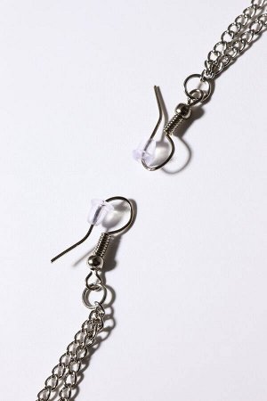 Серьги из стекла «Яркий день» сердце, миксы