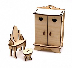 Набор мебели в деревянной коробке
