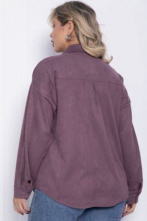 LT Collection Рубашка Камета (пыльно-фиолетовая) Б12350-18