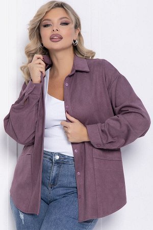 LT Collection Рубашка Камета (пыльно-фиолетовая) Б12350-18