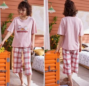Пижама Женская пижама лучше всего поможет добиться ощущения комфорта и обеспечить приятный отдых ночью.
Соответствие размеров
M Рост 155-160
L Рост 160-165
XL Рост 165-170
XXL Рост 170-175