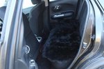 Подушка на заднее сиденье из овчины (черная)