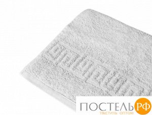 Полотенце махровое гладкокрашеное 40х67, 100 % хлопок, пл. 400 гр./кв.м. "Белый (Beyaz)"