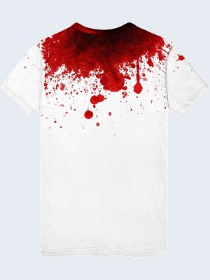 3D футболка Кровавые пятна